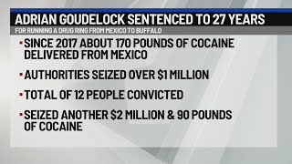 Buffalo man sentenced to 27 years for running multi-million dollar drug trafficking operation