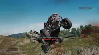 Epic pubg buggy crash