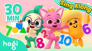 [ALL] Learn Shapes, Numbers, Counting with Hogi | Sing Along with Hogi | Pinkfong & Hogi