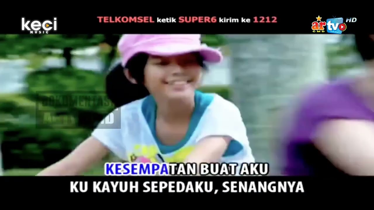 Super 7 - Bersepeda (Music Video Klip Karaoke)