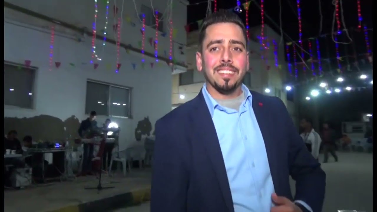 أفراح آل العودات سهرة العريس باسم العودات  الفنان حمزة السرحان جزةح١