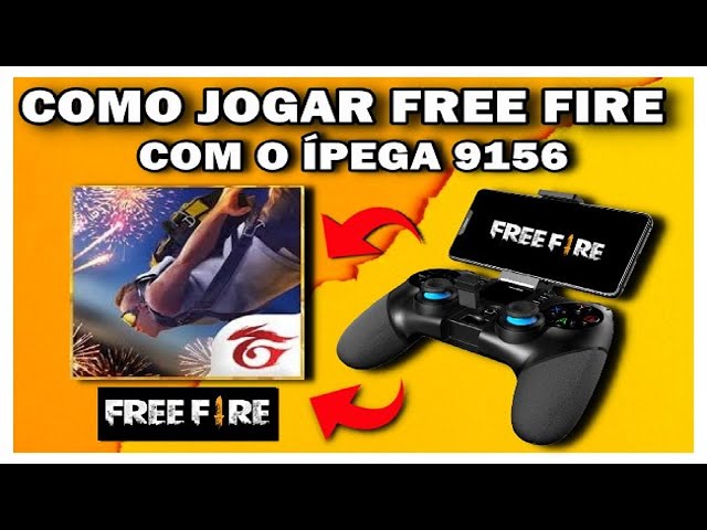 Controle Para Jogar Free Fire Bluetooth Sem Fio Android - v8