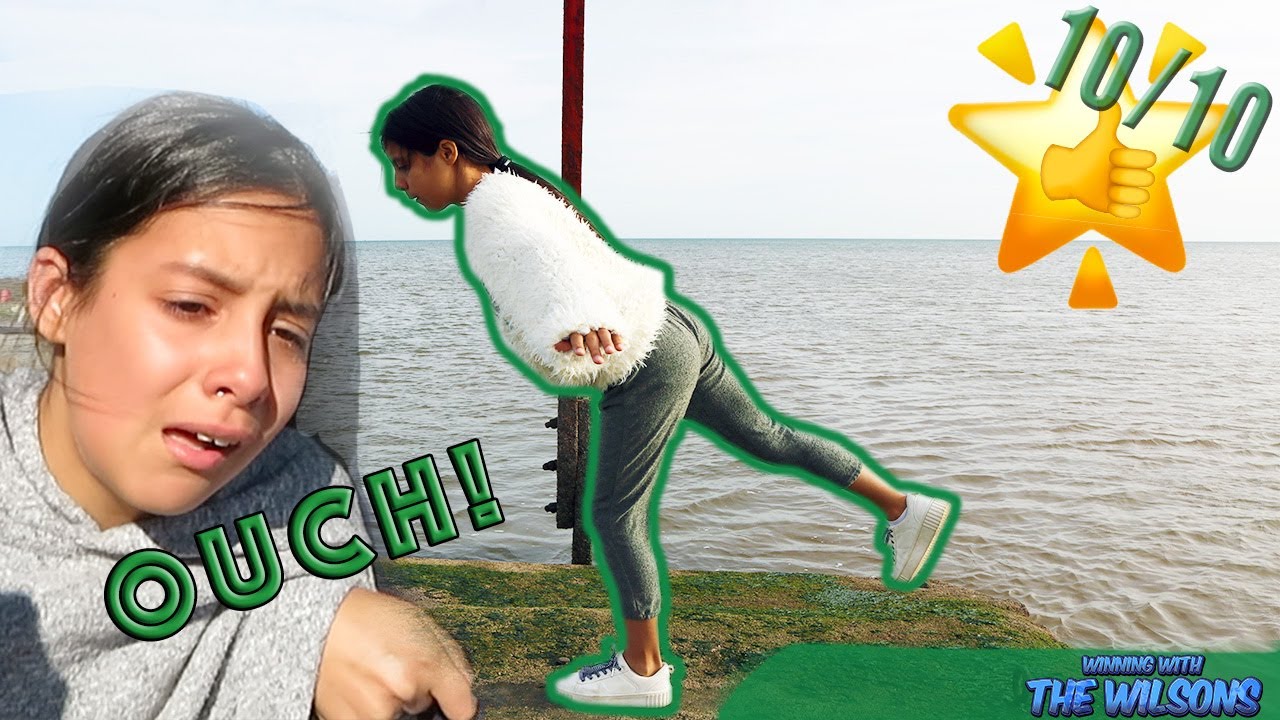 Kayla nearly left her knee behind!||We give a big shoutout to 1 of our subscribers||Devon part 4/4