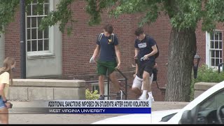 Full Additional sanctions conducted in result of several WVU students not following COVID-19 guidelines News