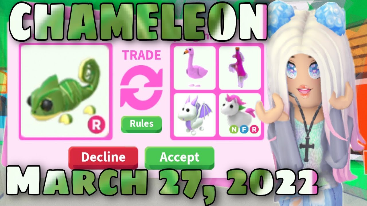 Chameleon, Trade Roblox Adopt Me Items