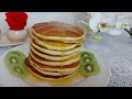 Pancake:Ricetta originale Americana Facile e Veloce... Ricetta FRITTELLE Soffice