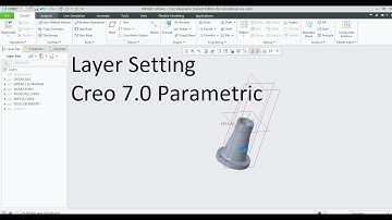 Layer Settings in Creo 7.0 parametric