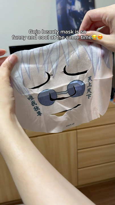 Gojo fans need this asap…!😍😂#jujutsukaisen #gojo #mask #funny #cute #thehonoredone #jjk