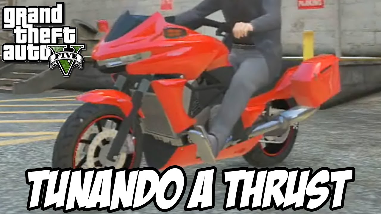 GTA V - Tunando a Dinka Thrust NOVA MOTO OSTENTAÇÃO, image size:1280x720
