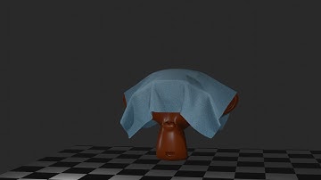 My first blender cloth simulation