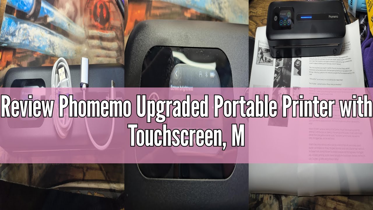 Aazon.co : Phoeo Portable Printers Wireless for Travel Upgraded... Aazon.co : Phoeo Portable Printers Wireless for Travel Upgraded...