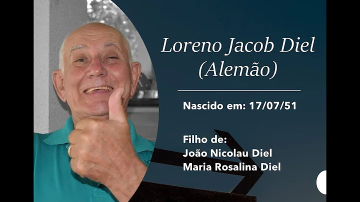 Loreno Jacob Diel, 17/07/21, Homenagem pelos seus ...