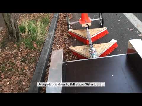 Stites Design bike lane sweeper prototype