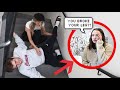 FALLING DOWN THE STAIRS PRANK ON BEST FRIENDS! *RUDE REACTION*