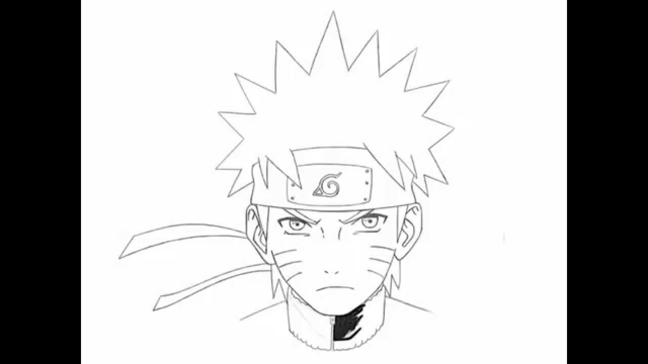 HOW TO DRAW NARUTO UZUMAKI - Step by step Tutorial 