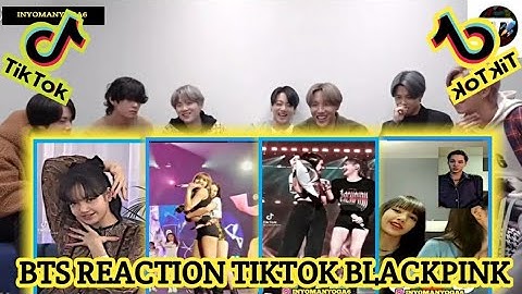 BTS REACTION TIKTOK BLACKPINK LISA PART7 [FANMADE] 💗💜
