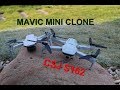 MAVIC MINI CLONE S162 ,BRUSHED DRONE ,REVUE , TEST ,