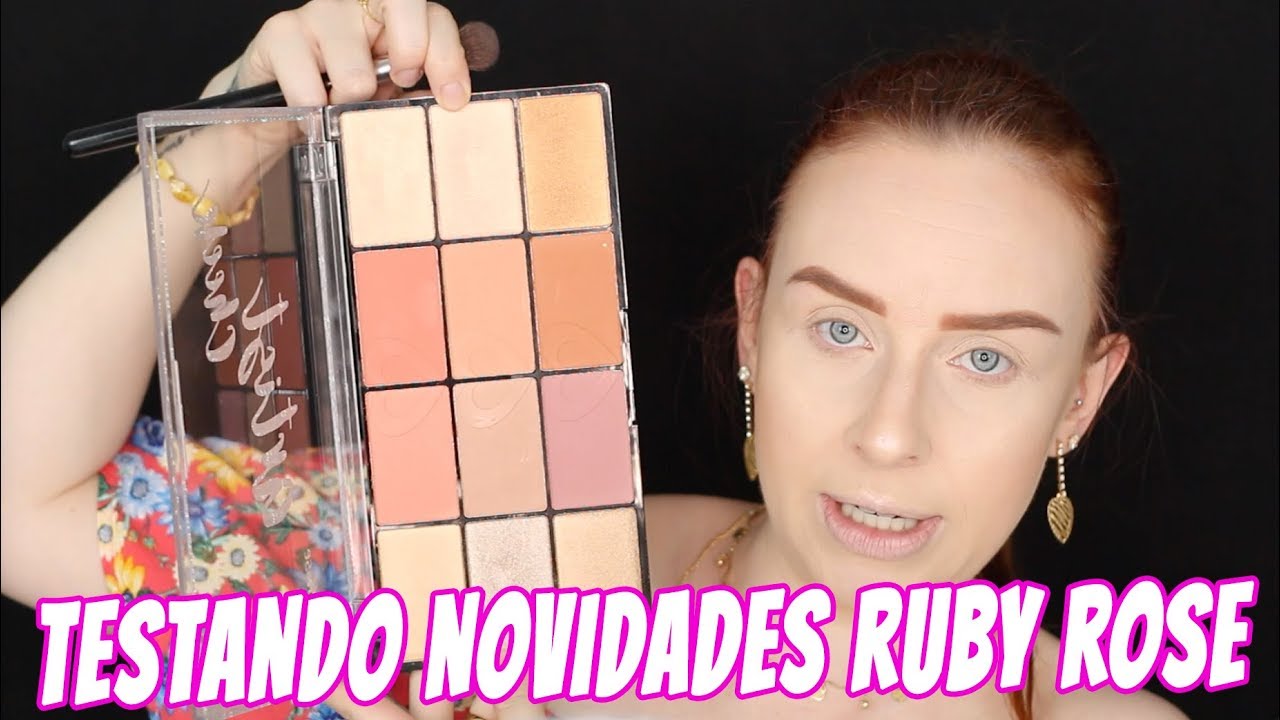 TESTANDO NOVIDADES DA RUBY ROSE - Nunca brilhei tanto na vida ...