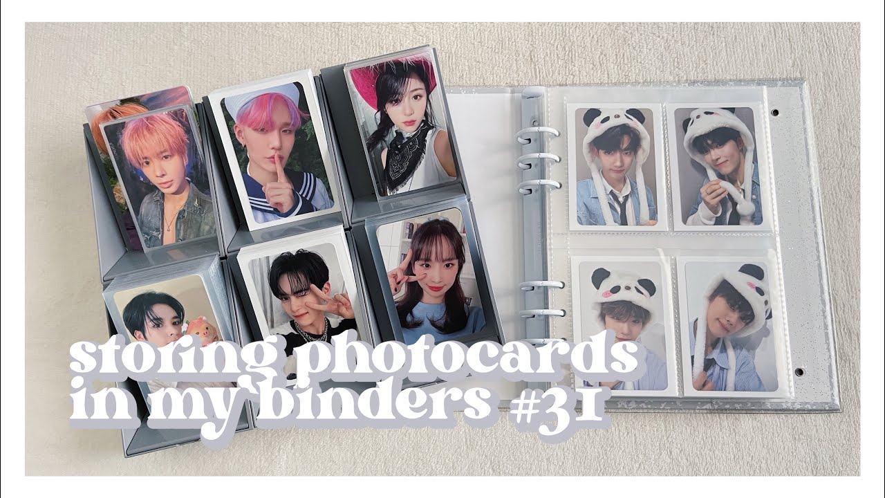 ✰ storing new photocards in my binders #31 ✰ zb1, cravity, enhypen, cix, txt, wjsn + more