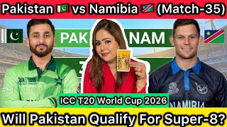 Pakistan 🇵🇰 vs Namibia 🇳🇦 (Match-35) Predictions | PAK vs NAM | ICC T20 World Cup #cricket 