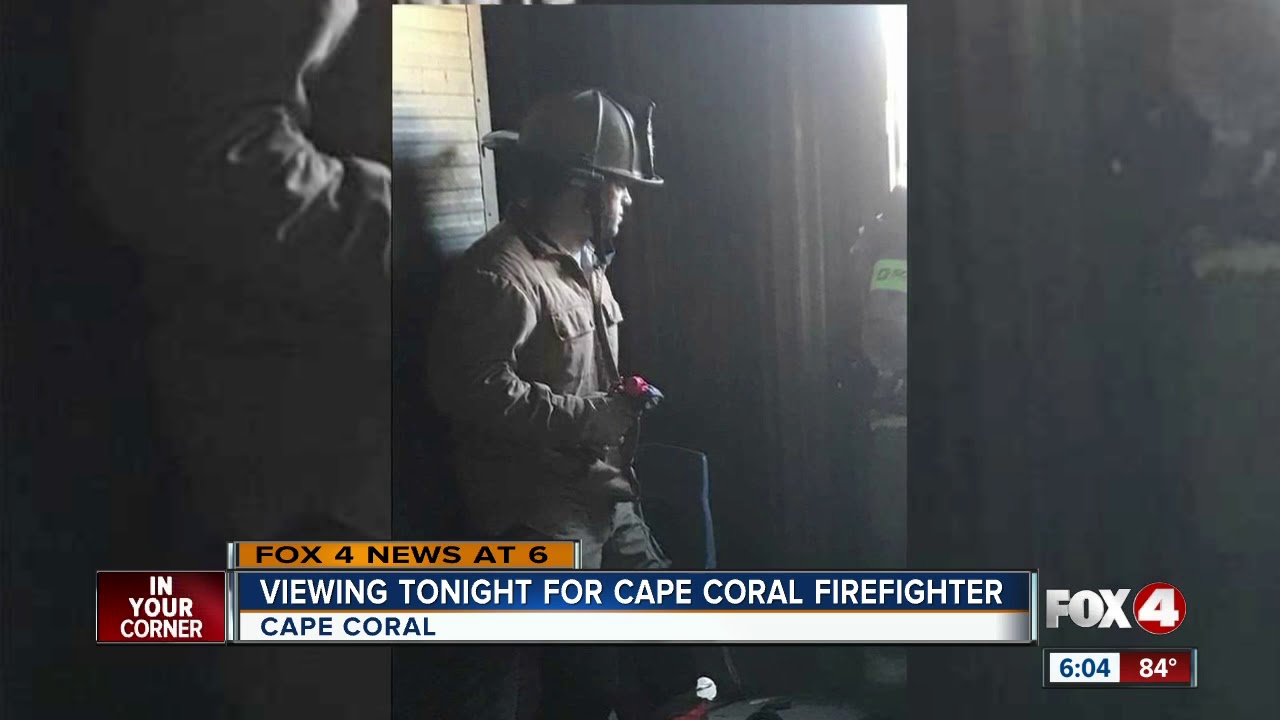 Viewing tonight for Cape Coral firefighter