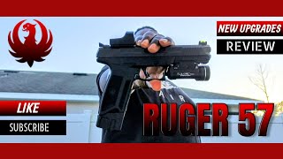 Ruger 57 Pro Model Upgrades, Red Dot, Mag Extension, Flash Light, Holster #ruger57 #upgrades #edc
