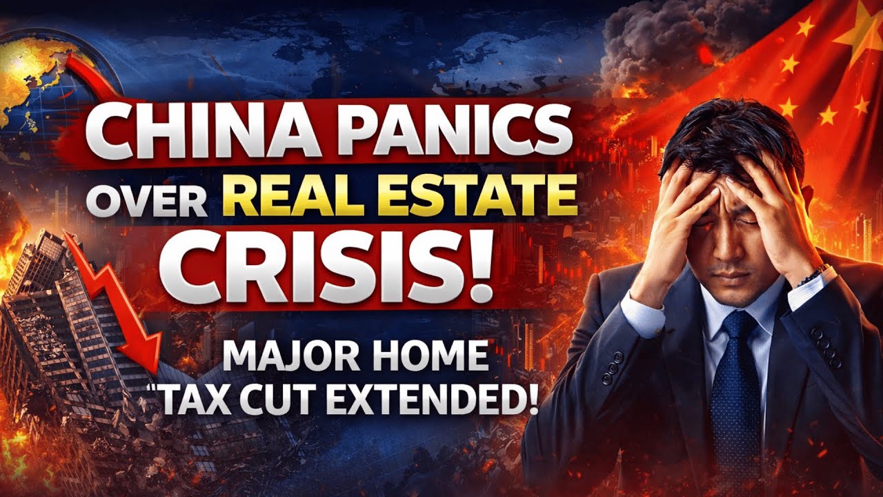 CHINA PANICS Over REAL ESTATE CRISIS and GOVERNMENT EXTENDS MAJOR HOME TAX BREAK!