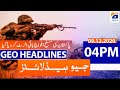 Geo Headlines 04 PM | 9th December 2020