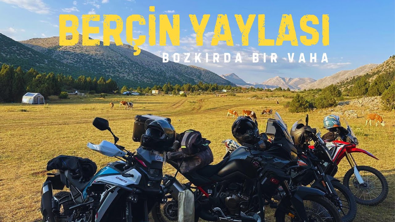 Berçin Yaylasına Çıktık | Sıcaklardan Kaçış  | Kamp Yapmak için Harika Bir Yer | Africa Twin İle