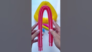 MINI Tube Crunch Session | DIY ASMR Art #diy #insideout #satisfyingvideos #relaxing #oddasmr