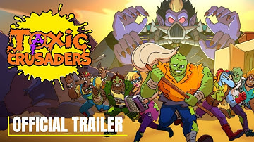 Toxic Crusaders | Co-Op Beat ‘Em Up Brawler – Official Release Date Trailer | SDCC 2025