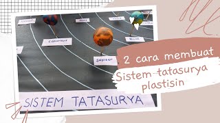 2 Cara Membuat Sistem Tatasurya dari Plastisin