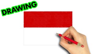 how to draw Monaco flag | Art therapy