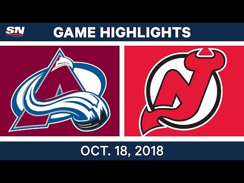 NHL Highlights | Avalanche vs. Devils - Oct. 18, 2018