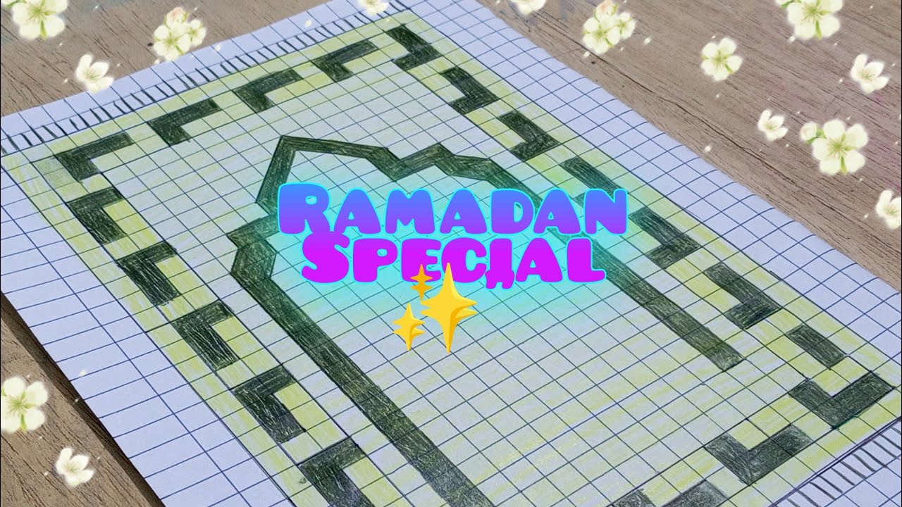 Geometrical Islamic Ja-e-Namaz Design for Ramadan 2026 | Islamic Geometric Art@freeart207 