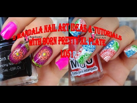 Nail Art Design Bornprettystore Plate Bp L054 Review Youtube Nail Art Design Bornprettystore Plate Bp L054 Review Youtube
