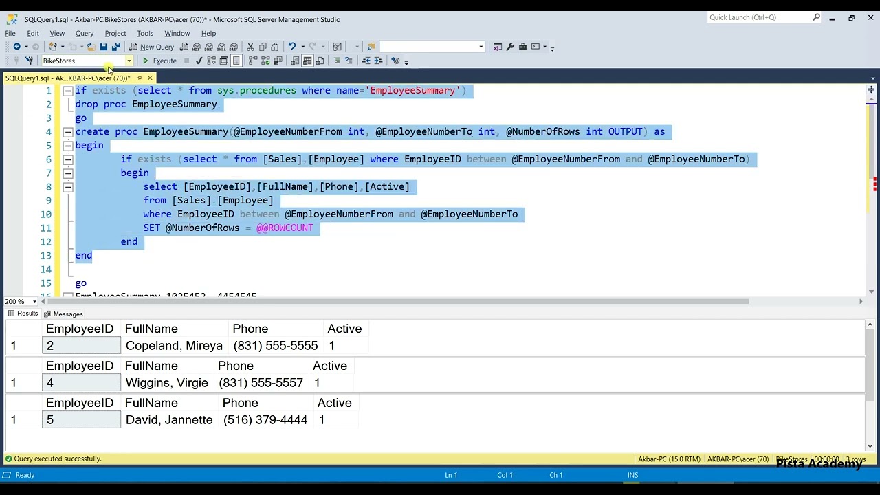 آموزش T-SQL - جلسه شصت