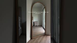 From Empty Wall To Earthy Chic Arch Mirror Reveal