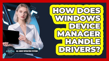 How Does Windows Device Manager Handle Drivers? - All About Operating Systems