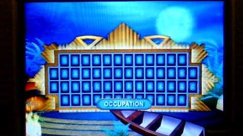 PS2 Wheel of Fortune Run Game 33 Part 1