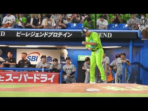 2023/7/15 ヤクルトvs巨人　田口麗斗　９回裏２１セーブ目