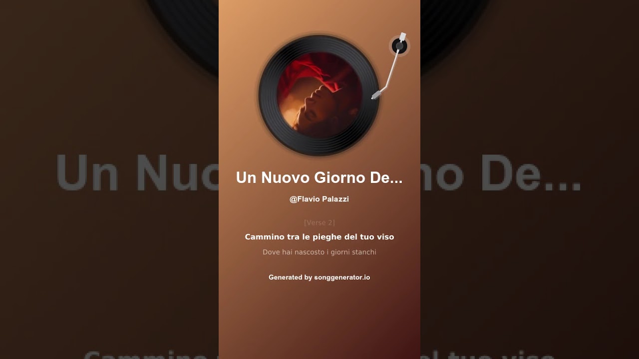 Un Nuovo Giorno Dentro Me