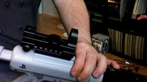 Installing NC Star Red dot/reflex sight onto Playstation sharpshooter
