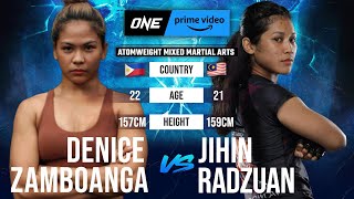 The INSANE FIREFIGHT Between Denice Zamboanga & Jihin Radzuan!