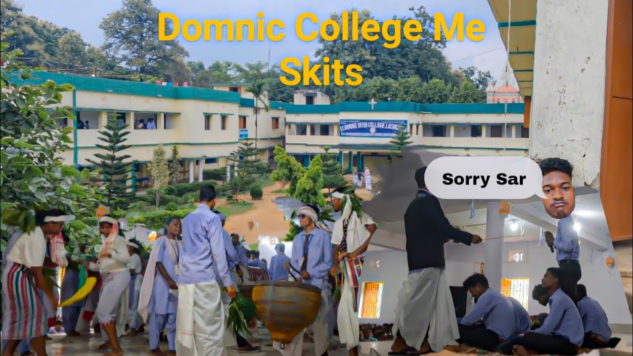Dominic College Me Skits Competition Video 2025 #JhRoni21 