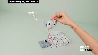 tiny sensory toy set | stimulates vision and brain development | Done by Deer