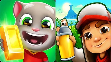 Subway Surfers vs Talking Tom Gold Run Android Gameplay