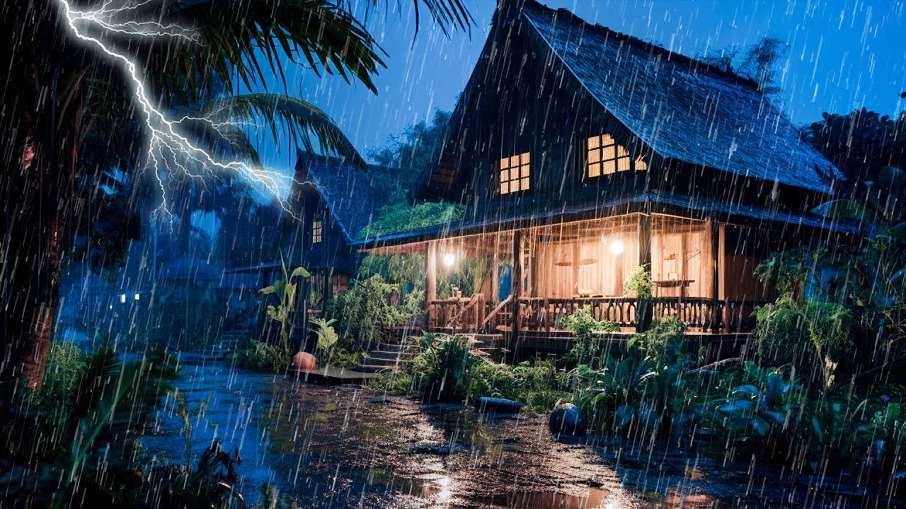 柔和的雨声和轻柔的雷声,为放松入睡提供了舒适的环境 - 樹林美麗的雨聲和雷聲 - Rain sounds for sleeping - YouTube