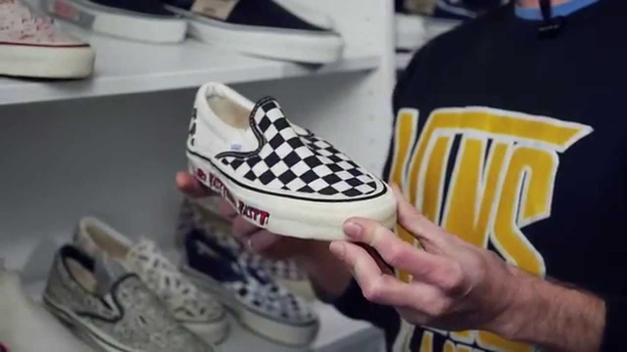 vans slip on checkerboard sizing