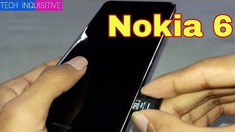 Nokia 6: How to Insert SIM & Microsd Card Safely